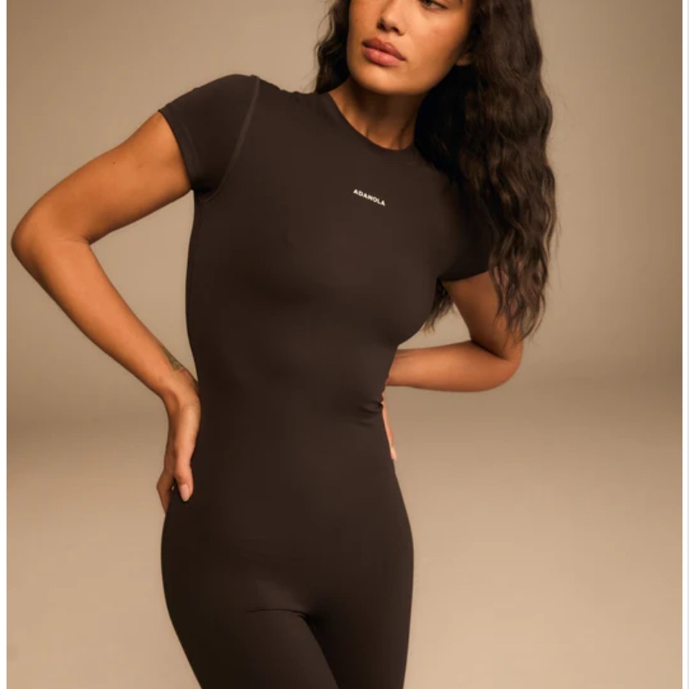 Adanola Yoga Brown Bodysuit NWT